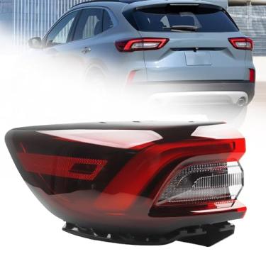 Imagem de Dasbecan Conjunto de luz traseira externa de LED do lado esquerdo do motorista compatível com Ford Escape 2023 2024 2025 lâmpada traseira substituição PJ6Z-13405-A PJ6Z13405A