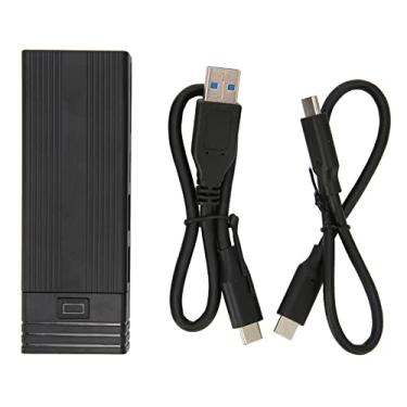 Imagem de SUNGOOYUE Gabinete SSD USB C Com Dissipador de Calor de Alumínio, Transferência de Alta Velocidade de 10 Gbps, Compatível Com M.2 NVME, para , PC, Tablet, Suporte 2 TB, 2242/2260/2280 (Preto)