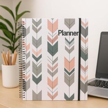 Imagem de Planner Agenda Semanal Sem Data Capa Dura Espiral (Equilíbrio)