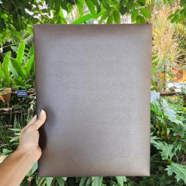 Imagem de Cabeceira Modular Estofada para Cama – Kit com 6, 8 ou 10 Módulos | Design Moderno, Conforto e Facilidade de Instalação | Ideal para Solteiro, Casal, Queen e King Size(Marrom-Courino,10)