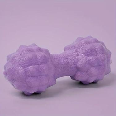 Imagem de Bola de massagem de ioga para relaxamento, massageador de pés com ponto de gatilho, roxo