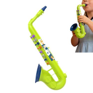 Imagem de Saxofone Musical para Crianças - Instrumento Musical Realista Educacional - Saxofone para Crianças Aprenderem Música,Para Jardim de Infância Sala de Aula Palco Pré-escolares Alunos Estudantes Maiores