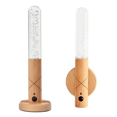 Imagem de Luz Noturna com Sensor de Movimento para Interior Estrelada Madeira Recarregável Branco Quente Regulável Luzes Parede Imã Adesivo Quarto Escada Corred