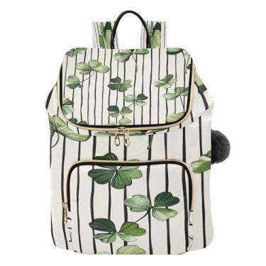Imagem de CEBUGI Shamrocks Mochila feminina leve de viagem 15 L, bolsa de ombro, mochila de mão