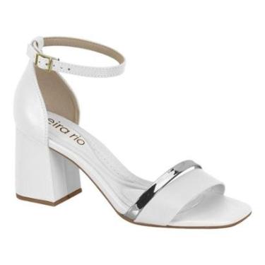 Imagem de Sandalia Beira Rio 8436.216 Salto Grosso Calcanhar Fechado Feminino-Feminino