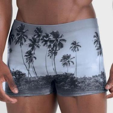 Imagem de Sunga Boxer Estampada Com Paisagem-Masculino