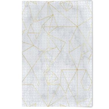 Imagem de Quebra-cabeça com textura de mármore branco 1000 peças para adultos, presentes engraçados para amantes de quebra-cabeças, desenhos animados grandes, arte animal, 1000 peças, 75 x 50 cm