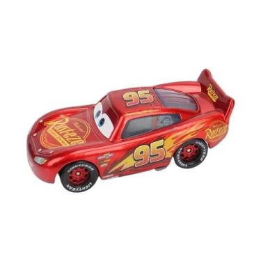 Imagem de Brinquedo Lightning McQueen Disney Pixar Cars 155 Metal Diecast Presen