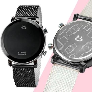 Imagem de relógio feminino digital personalizado +caixa original - Orizom