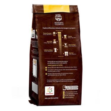 Imagem de Café Torrado em Grãos Mogiana Paulista Santa Clara Reserva da Família 