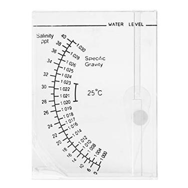 Imagem de Alomejor Testador de Salinidade, Hidrômetro de Plástico para Aquários Com Nível de água Automático 1.020-1.023 Faixa de Gravidade Específica para Tanques de Peixes (68-86°F)