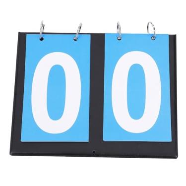Imagem de Luqeeg Placar Fino Portátil do Tênis de Mesa do Basquetebol Artesanato para o Futebol, Contador Leve da Pontuação para Vários Fãs de Esportes (placar de dois dígitos)
