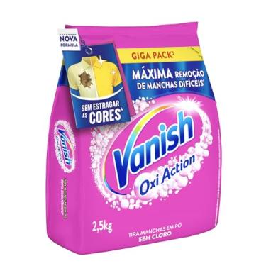 Imagem de Vanish Tira Manchas Em Pó Multi Power Oxi Action 2 5Kg Refil Econômico Para Roupas Coloridas