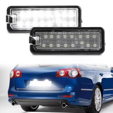 Imagem de Iluminação de Placa NUROTA, Iluminação de Placa Compatível com Golf 5 6 7, Polo 6R 9N, Phaeton, Eos, Passat, Scirocco, Amarok, Beetle, Crafter, Cayenne 6000K