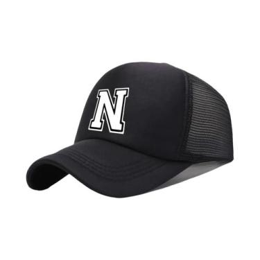 Imagem de Boné Infantil Leve Com 26 Letras, Design Moderno De Caminhoneiro, Prot