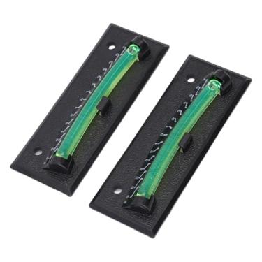 Imagem de 2 peças Nível de Bolha para RV Nivelamento Preciso e Duradouro com Métodos Montagem Reboque Caminhões Veículos Off Road