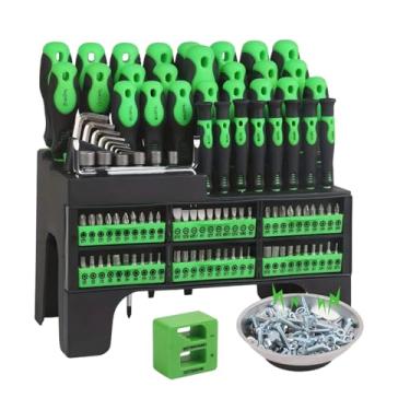 Imagem de Jogo de Chaves de Fenda Magnéticas - Ferramentas para Substituição de Pontas | Kit de Chaves de Precisão com Estojo,para Manutenção de Eletrónicos Computadores Relógios Óculos