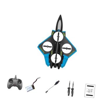 Imagem de TTETTZ Avião RC (Avião de a Jato) de Controle Remoto, Planador RC para Hobbies, para Adultos, Crianças e Adolescentes, Azul