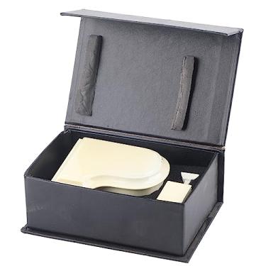 Imagem de Modelo de instrumento de réplica de piano em miniatura de madeira Artesanato requintado com banco e caixa de presente perfeito para decoração de casa e amantes de música Plástico