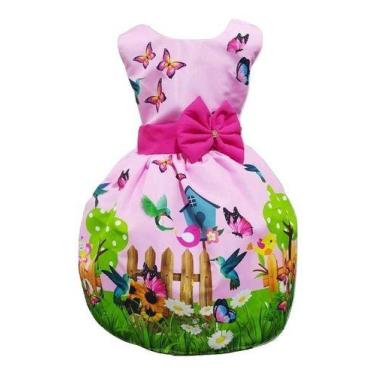 Imagem de Vestido Temático Infantil Jardim Encantado Luxo - Bento E Maria Moda I