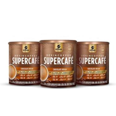 Imagem de Kit 03 Desincoffees Supercafé Chocolate Belga - Super Nutrition