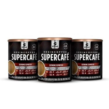 Imagem de Kit 03 Desincoffees Supercafé Extreme Espresso - Super Nutrition