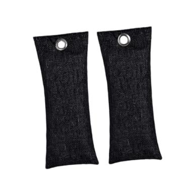 Imagem de menolana 2x Sacos Desodorizadores Ativados para Luvas de Boxe, Sacos Desodorizadores para Sapatos, Absorvedor de Odores e Suor para Sapatos e Luvas Esportivas, Preto 50g