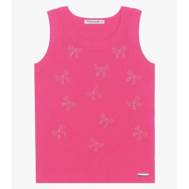 Imagem de Regata Básica Infantil Feminina Trick Nick Rosa-Feminino