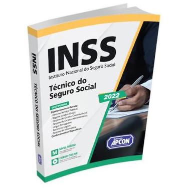 Imagem de Apostila INSS 2022 - Técnico do Seguro Social - APCON