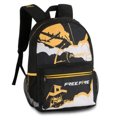 Imagem de Mochila Juvenil 17,5" Masculina Free Fire FR2487 - Clio, Unica