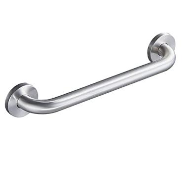 Imagem de Corrimões, suporte de alças de garra, barra de apoio para banheiro, níquel escovado, corrimão resistente para adultos idosos, suporte de parede com fixações ocultas como