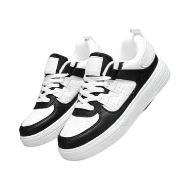 Imagem de Tênis Casuais Esportivos Masculinos Que Aumentam a Altura, Ultra-Leves