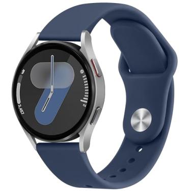 Imagem de Pulseiras de relógio de 20 mm para Samsung Galaxy Watch 7/6/5/4/FE de 40 mm e 44 mm/Watch 6e 4 Classic de 42 mm, 46 mm, 43 mm e 47 mm/Watch 5 Pro de 45 mm/3 41 mm/Active 2, pulseira esportiva de