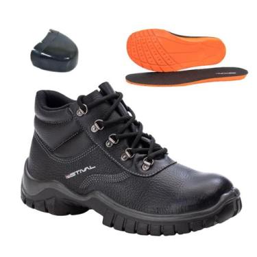 Imagem de Bota de Segurança em Couro Preeto Estival - WO10033S1PT - Bico Composi