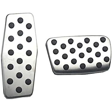 Imagem de Capa para pedal, para Opel Astra/Insignia 2011-2014, para Chevrolet Cruze, AT MT Capa de pedal de carro de aço inoxidável, AT