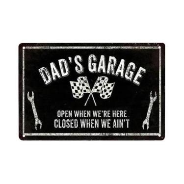 Imagem de Placa De Metal Vintage De Peças De Carro Para Decoração De Parede De O