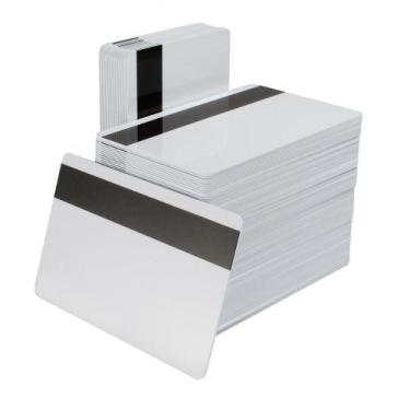 Imagem de CARTÃO PVC BRANCO 0,76 MM com Tarja Magnética - 1000 unidades - LOJA R