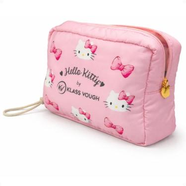 Imagem de Necessaire Impermeável Klass Vough Hello Kitty Rosa Ref.Kchk-20