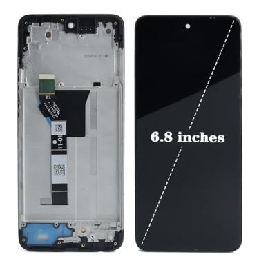 Imagem de Ygpmoiki Conjunto digitalizador de tela sensível ao toque G Play 2026 LCD com moldura de substituição para Motorola Moto G Play 2026 5G Kit de substituição de tela XT2615-1 XT2615-2 XT2615 6,7