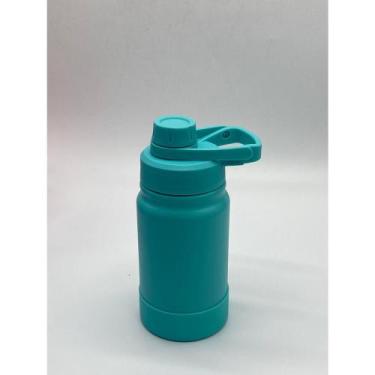 Imagem de Garrafa Térmica MS-966 350ml Capa Protetora Silicone - Pinpin, Verde Á