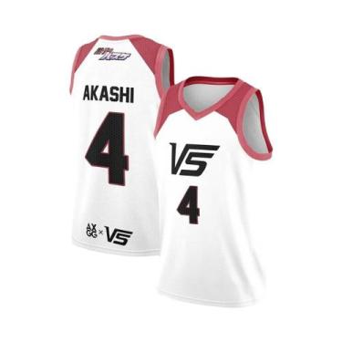 Imagem de Camisa De Basquete Bandai Rakuzan Para Adultos E Crianças Akashi No.4 