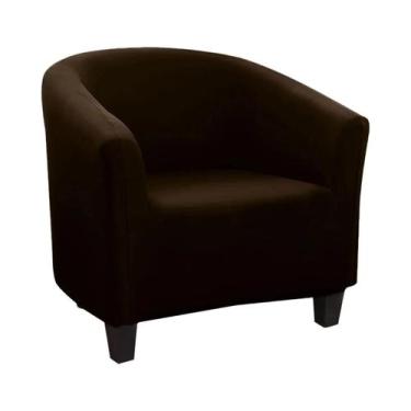 Imagem de Capa Protetora Elástica De Spandex Estampada Para Poltrona Club, Poltr