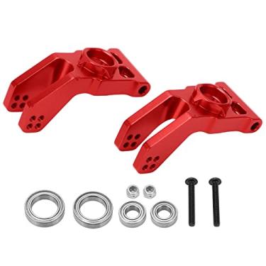 Imagem de SIWOTED 1/10 RC carro cubo traseiro assento de eixo traseiro de metal para veículos Controle Remoto para Typhon (Vermelha)