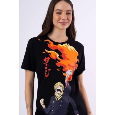 Imagem de Camiseta One Piece Sanji - Estilo Perna Negra - Piticas