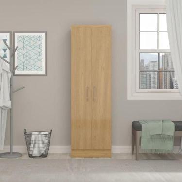 Imagem de Armário De Lavanderia Multiuso Com 2 Portas Menu Móveis Carvalho
