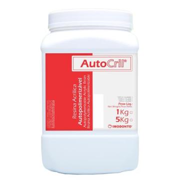 Imagem de Resina Acrílica Autopolimerizável AutoCril Imodonto, Cristal, 450g