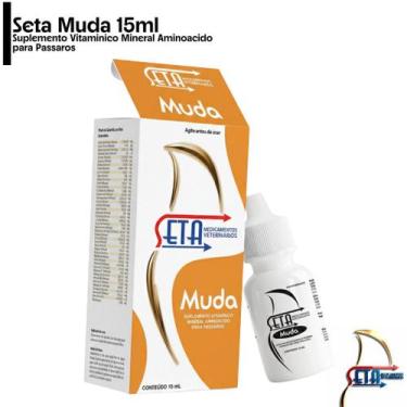 Imagem de Seta MUDA 15ml Suplemento Vitaminico Aminoacidos para Passaros, Seta M