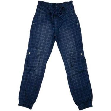 Imagem de Calça Juvenil Look Jeans Clochard Jeans - UNICA - 12-Feminino