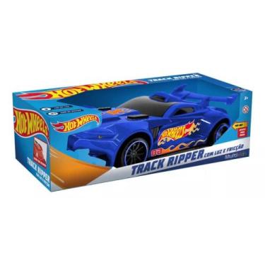 Imagem de Carro Track Ripper C/ Luz e Fricção Azul Hot Wheels Multikids - MULTIL