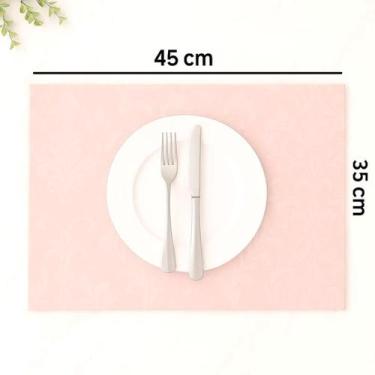Imagem de Kit 4 Sousplat Mesa Posta Cozinha Jogo Americano 45X35 - Beija Flor
